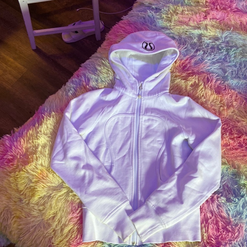 White lululemon hoodie size small
